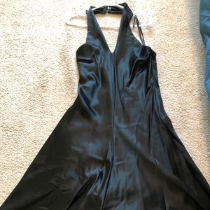 Banana republic black halter dress.